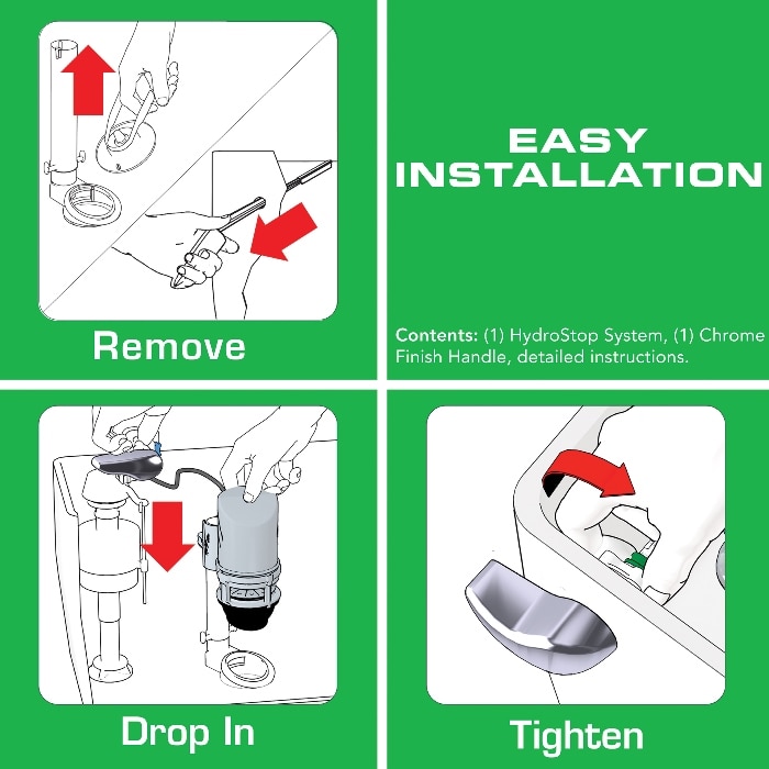 DANCO HydroStop Flapper Alternative Toilet Repair Kit FLT231T The